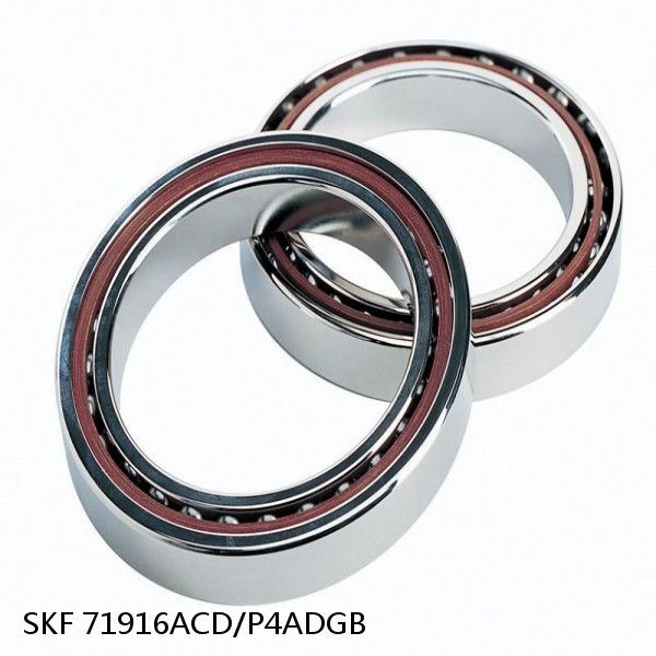 71916ACD/P4ADGB SKF Super Precision,Super Precision Bearings,Super Precision Angular Contact,71900 Series,25 Degree Contact Angle