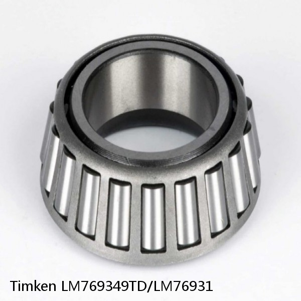 LM769349TD/LM76931 Timken Tapered Roller Bearing