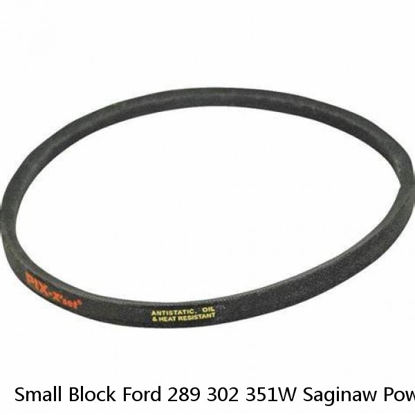 Small Block Ford 289 302 351W Saginaw Power Steering Bracket Billet SBF V-Belt