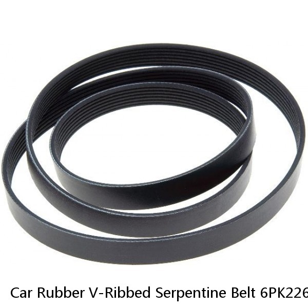 Car Rubber V-Ribbed Serpentine Belt 6PK2260 0019938696 for Porsche 911 2004-2005