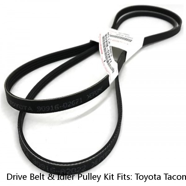 Drive Belt & Idler Pulley Kit Fits: Toyota Tacoma V6 4.0L 1GRFE 2005-2014  (Fits: Toyota)