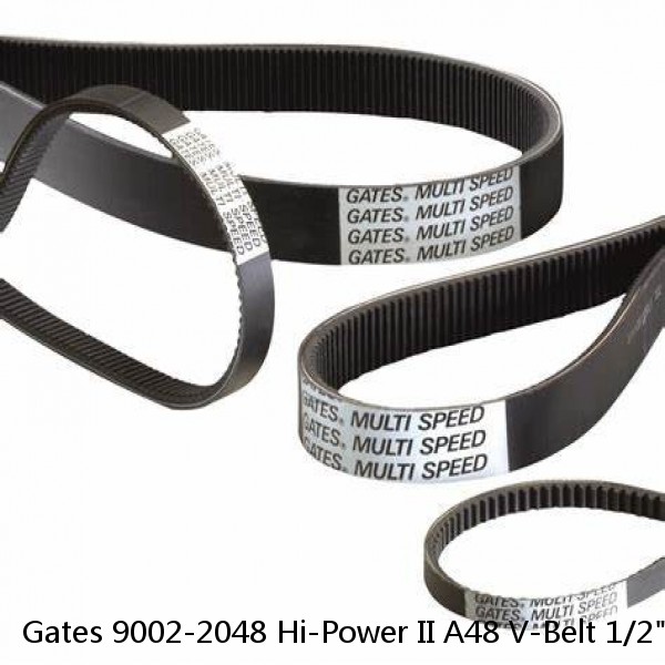 Gates 9002-2048 Hi-Power II A48 V-Belt 1/2" Top Width x 50" Length